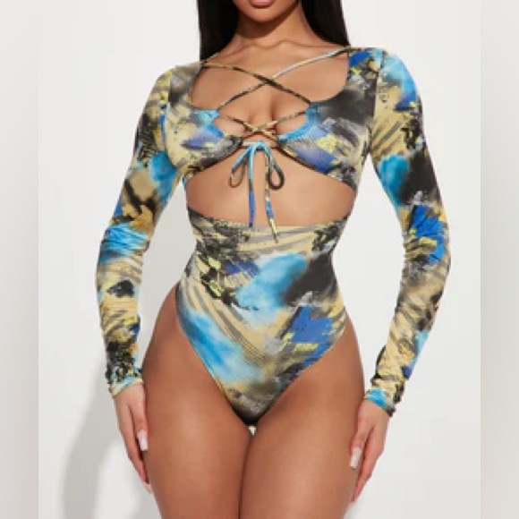 Fashion nova stay in your lane body suit - Picture 1 of 1